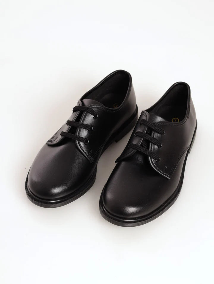 Smart Steps Black Synthetic School Shoe - Boys (sizes 9 -1)