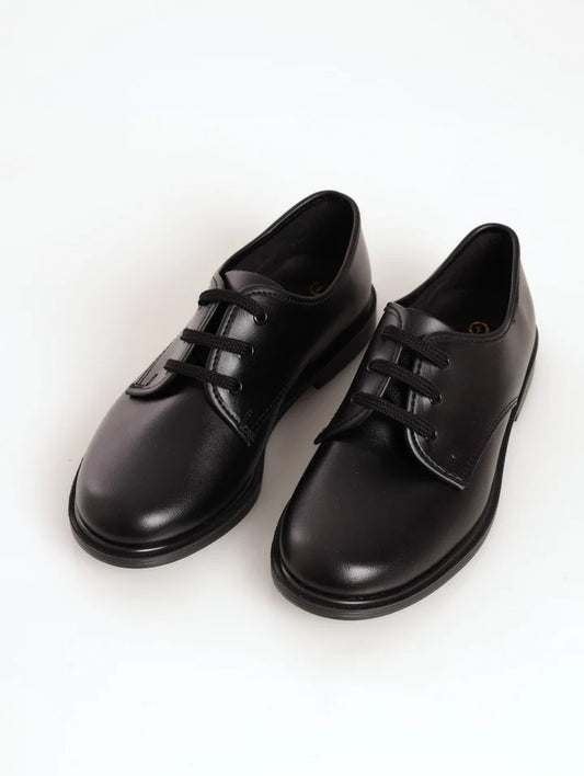 Smart Steps Black Synthetic School Shoe - Boys (sizes 2 -8)