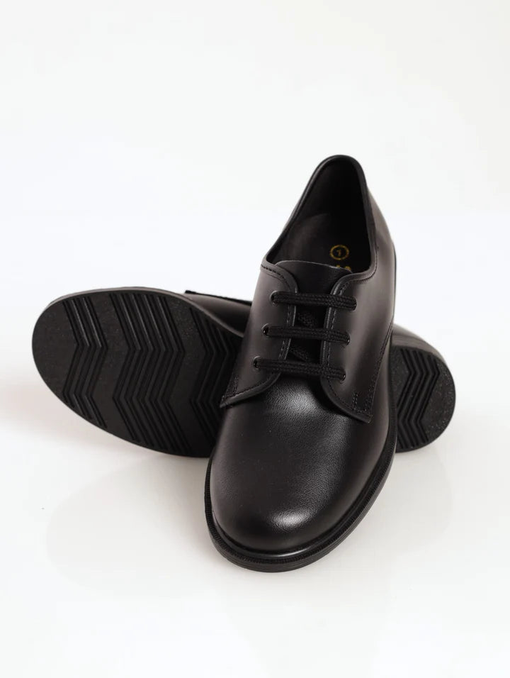 Smart Steps Black Synthetic School Shoe - Boys (sizes 9 -1)