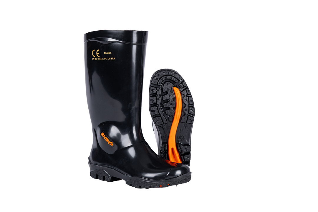 SHOVA BLACK GUMBOOT - OCCUPATIONAL USE